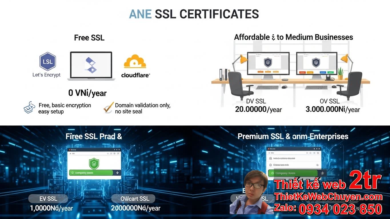 SSL bao nhiêu tiền 1 năm? Tổng quan về chi phí chứng chỉ SSL