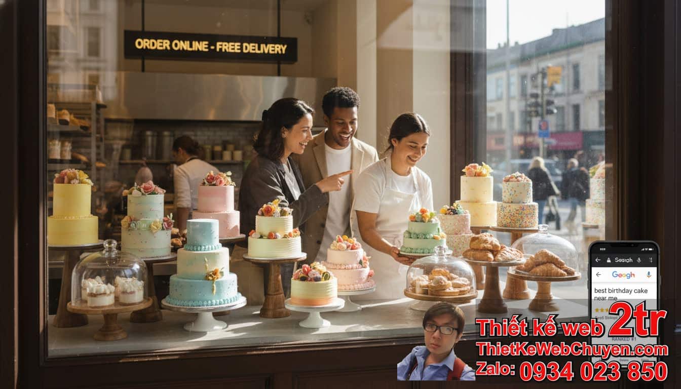 Tại sao cách đưa trang web tiệm bánh kem lên Google lại quan trọng?