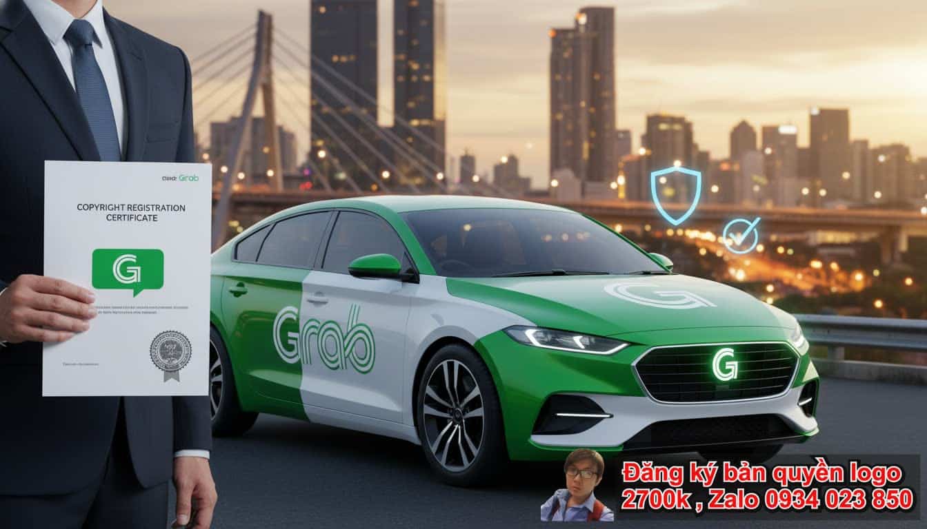 Tại sao cần đăng ký bản quyền logo dịch vụ xe Grab?