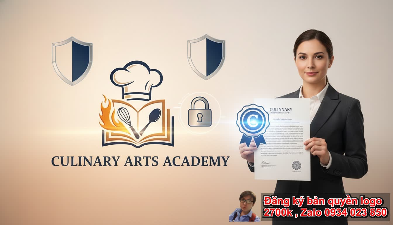 Tại sao cần đăng ký bản quyền logo Trung tâm dạy nấu ăn?