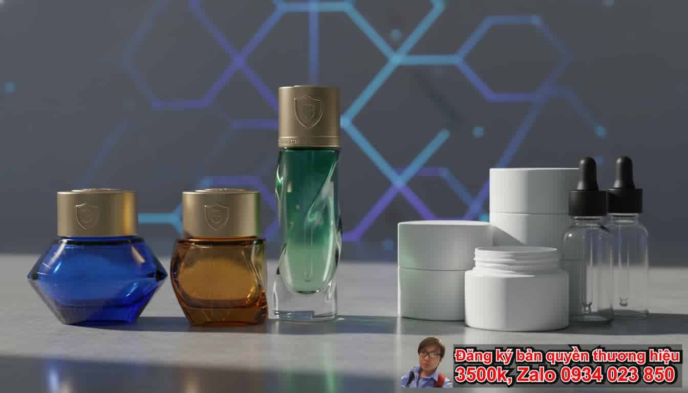 Tại sao cần đăng ký kiểu dáng lọ kem, chai serum?