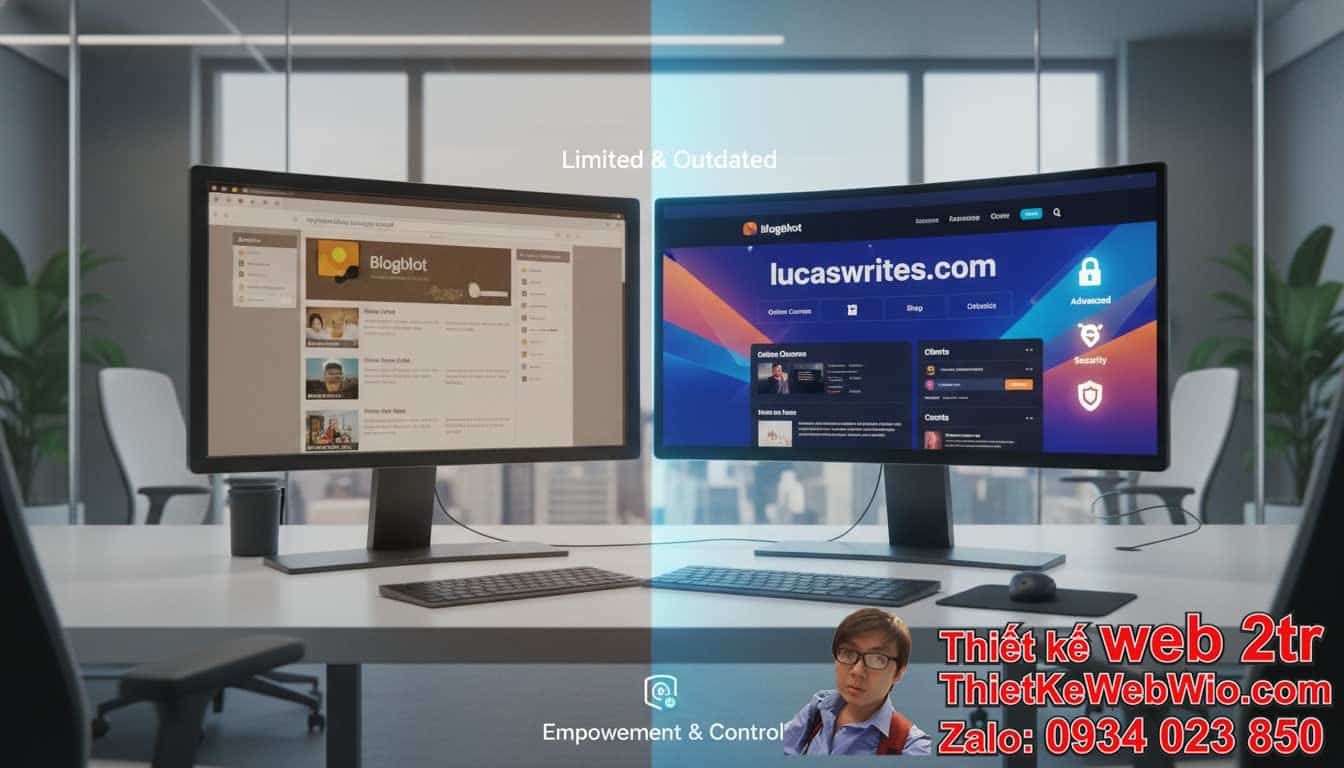 Tại sao cần chuyển từ web Blogspot sang web riêng giá rẻ? Tại sao cần chuyển từ web Blogspot sang web riêng giá rẻ?