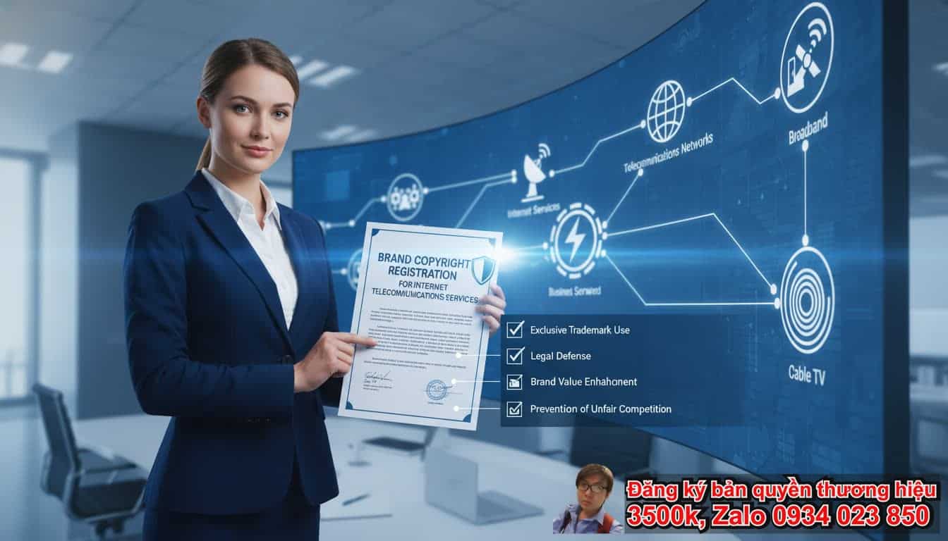 Tại Sao Cần Dịch Vụ Đăng Ký Bản Quyền Thương Hiệu Dịch Vụ Viễn Thông Internet?