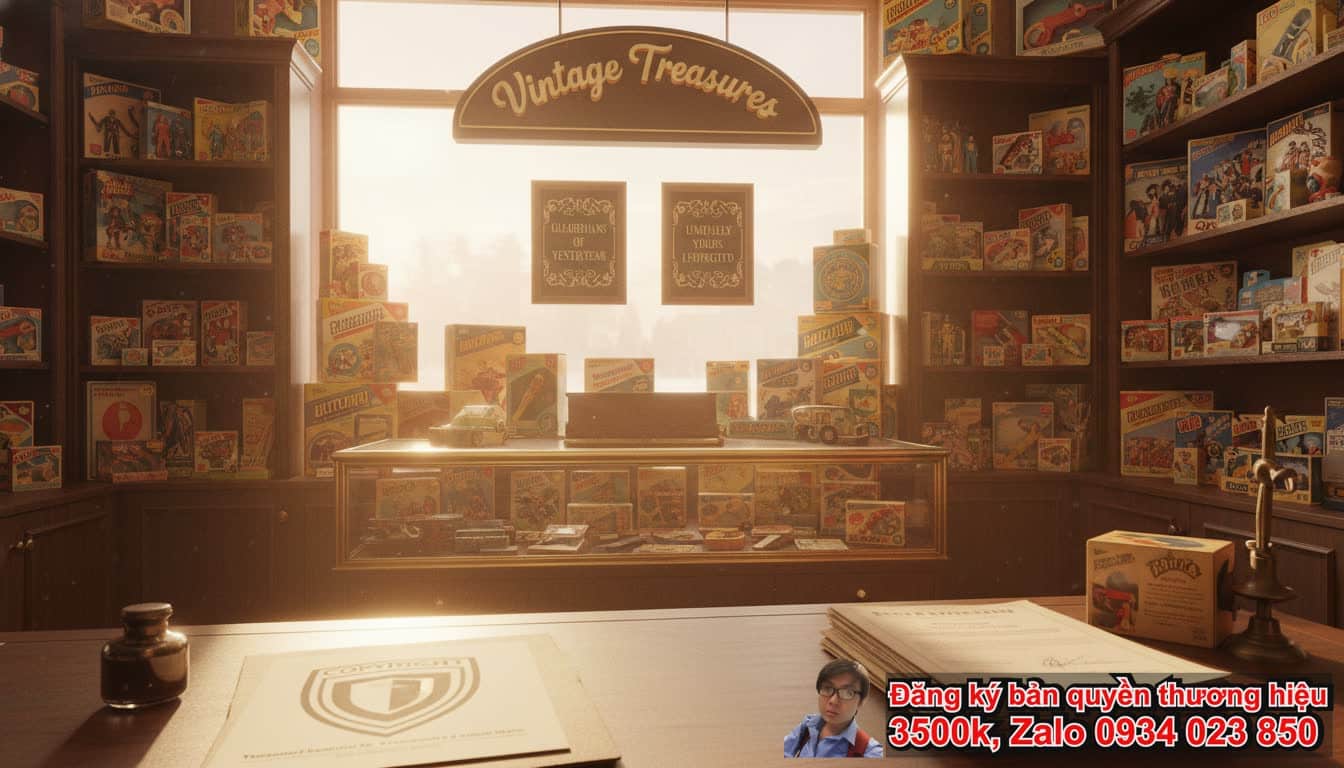 Tại sao cần dịch vụ đăng ký bản quyền thương hiệu Shop bán đồ sưu tầm vintage?