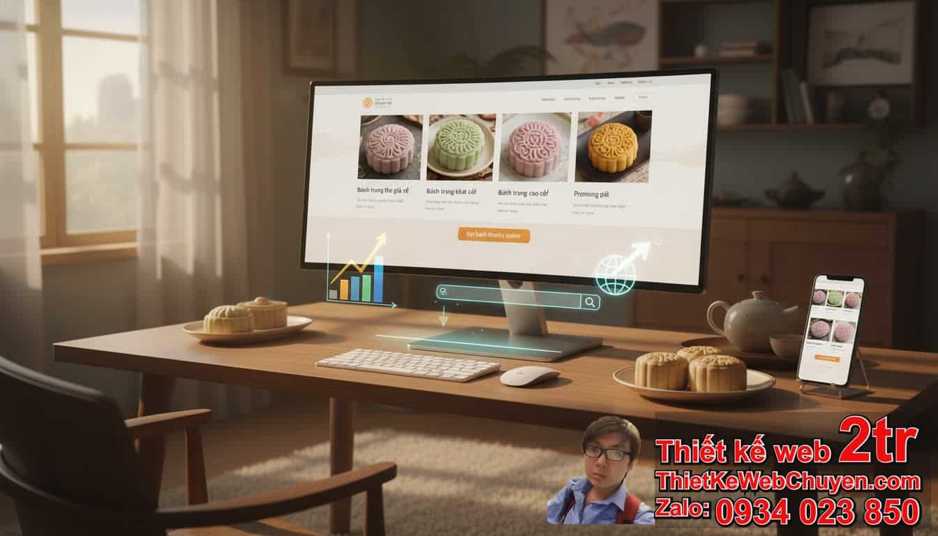 Tại sao cần phải cách đưa trang web bán bánh trung thu lên Google?