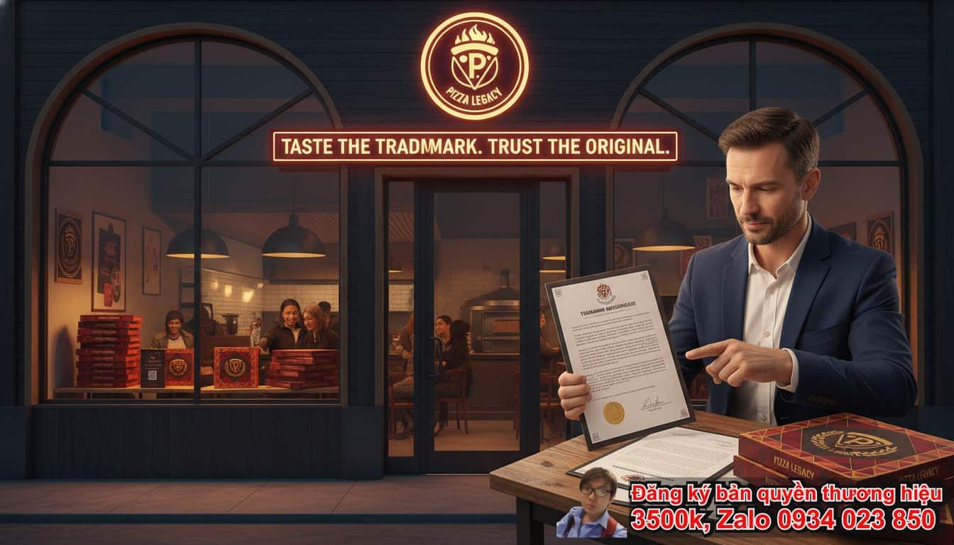 Tại sao cần sử dụng dịch vụ đăng ký bản quyền thương hiệu bán bánh pizza?