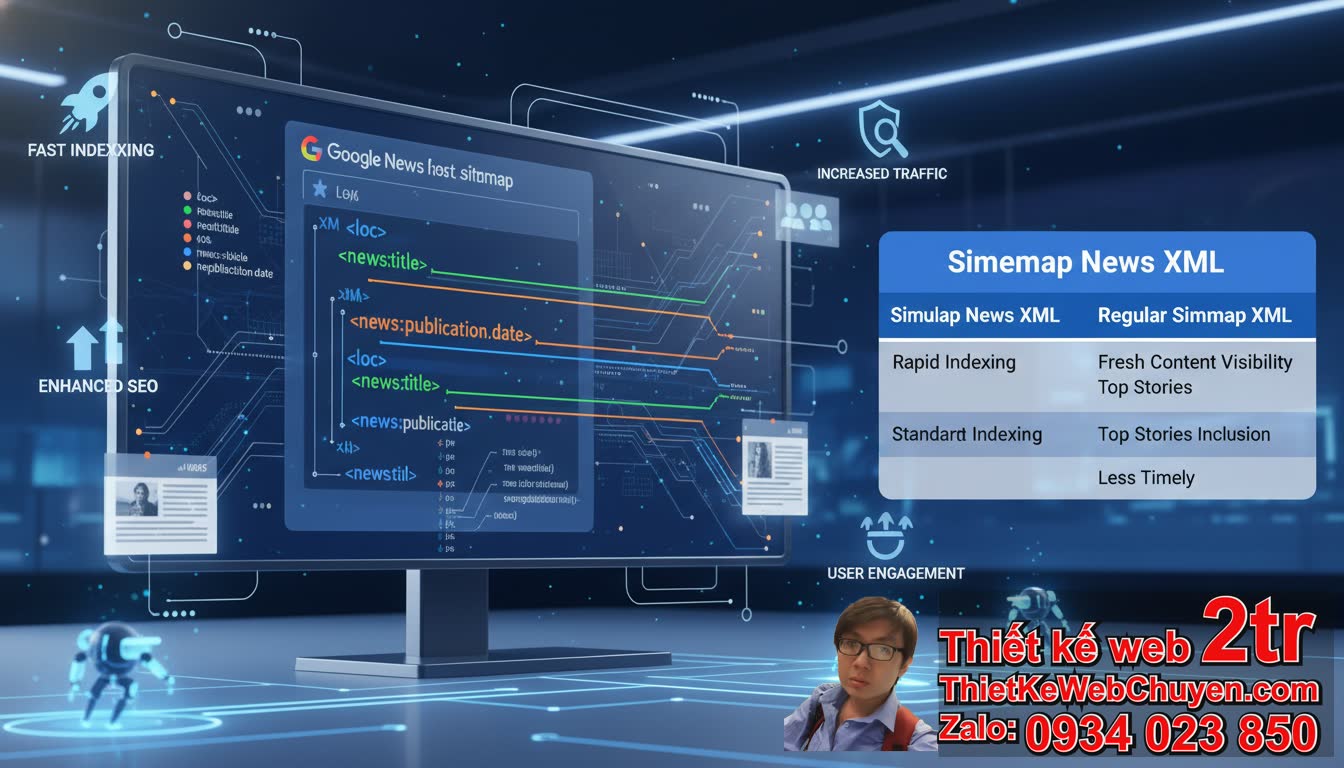 Tại sao cần tạo Sitemap News để index nhanh cho site tin tức?
