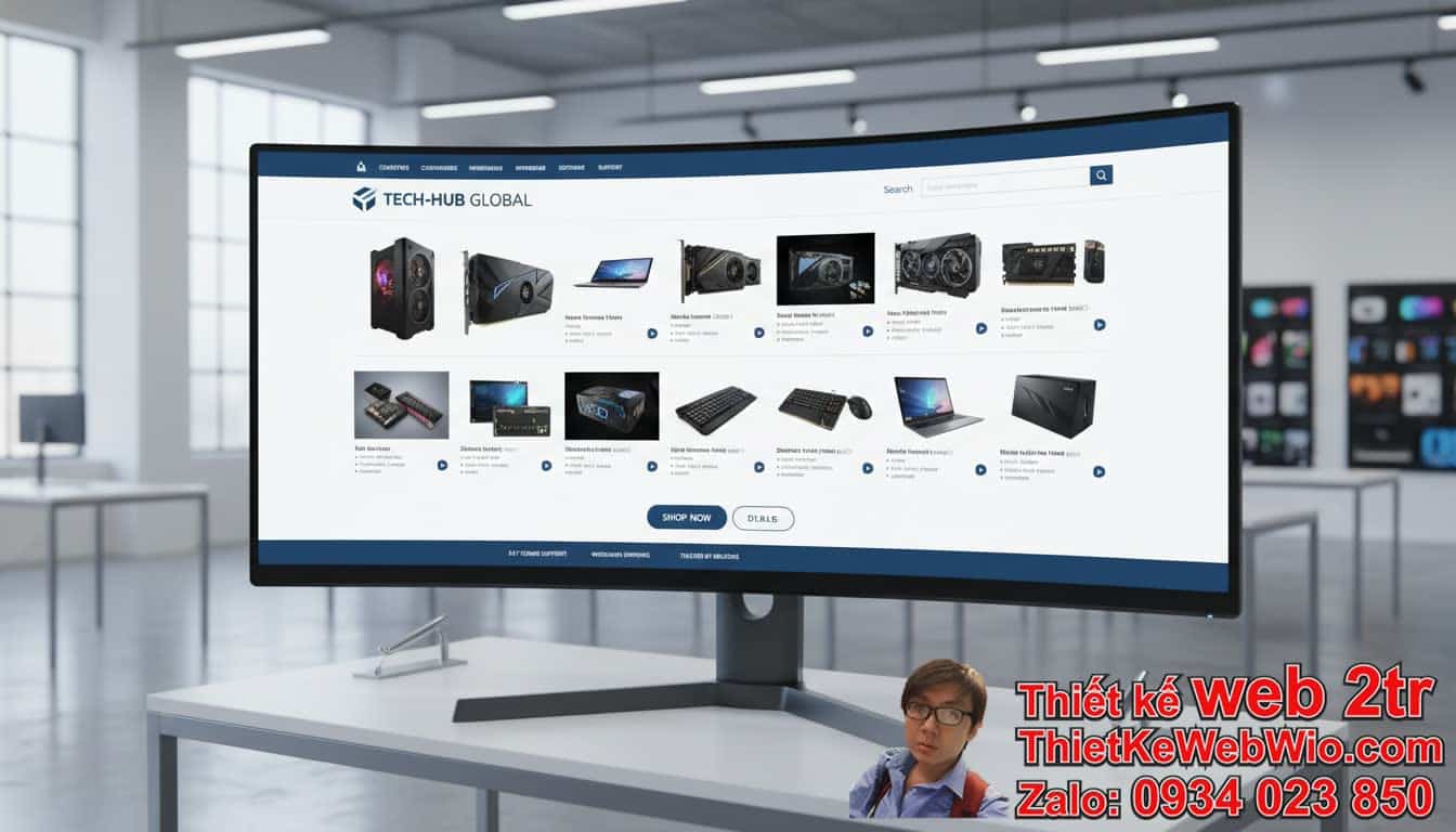 Tại sao cần thiết kế web bán máy tính giá rẻ cho cửa hàng của bạn?