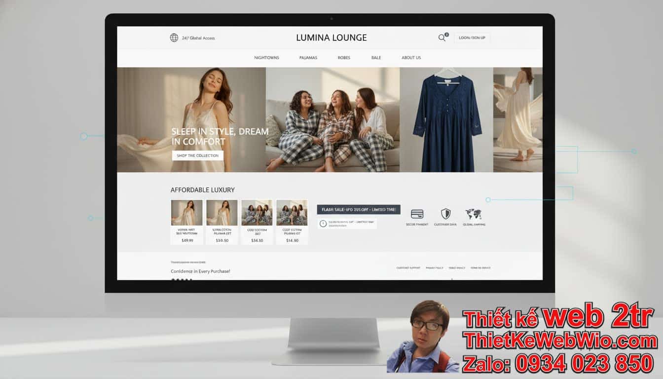 Tại Sao Cần Thiết Kế Web Bán Váy Đầm Đồ Ngủ Giá Rẻ Chuyên Nghiệp?