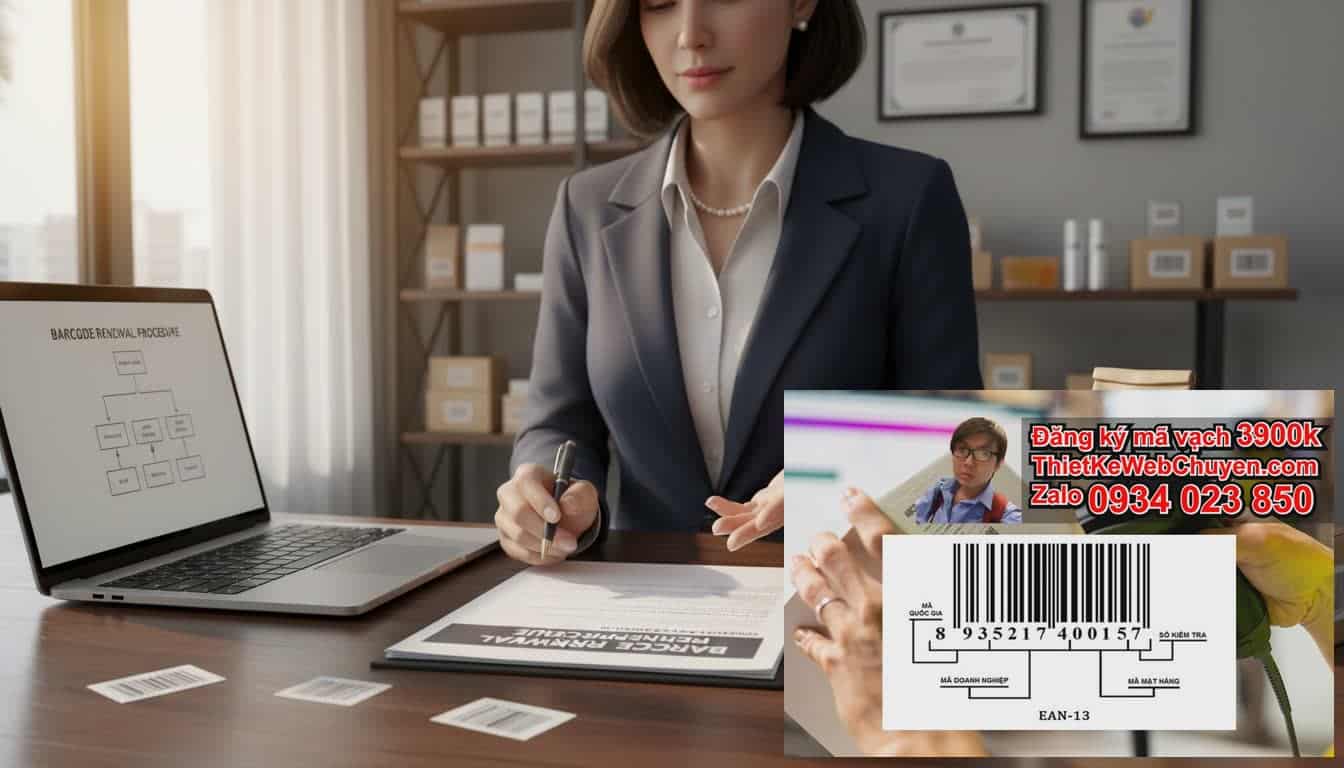 Tại sao cần thực hiện thủ tục gia hạn sử dụng mã vạch?