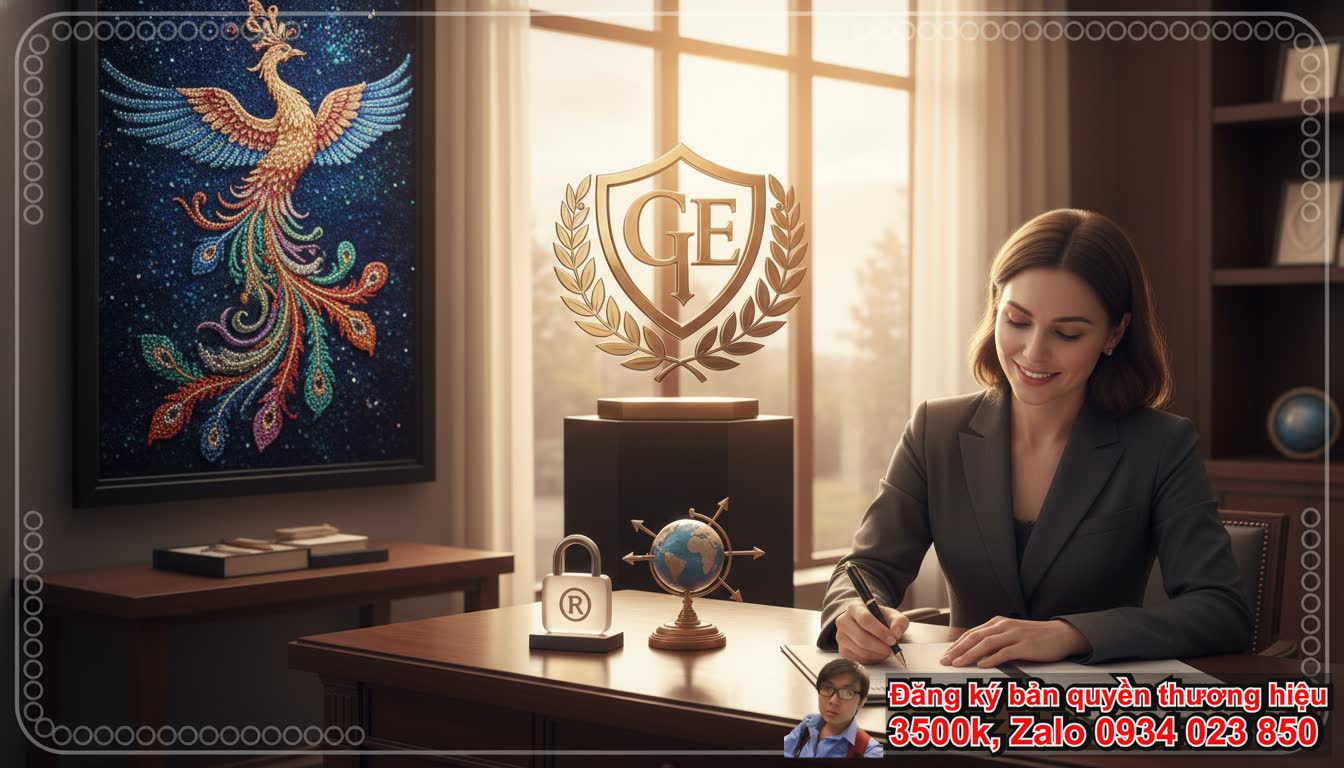 Tại sao Cửa hàng bán tranh thêu đá quý của bạn cần dịch vụ đăng ký bản quyền
thương hiệu?