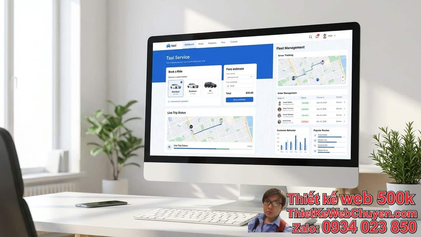 Tại sao dịch vụ taxi cần website riêng để tối ưu hóa quy trình đặt xe và quản
lý? Tại sao dịch vụ taxi cần website riêng để tối ưu hóa quy trình đặt xe và quản
lý?