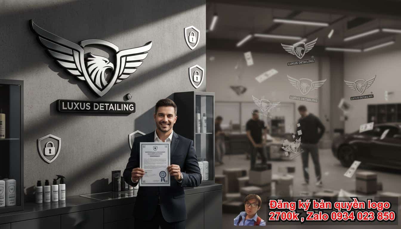 Tại Sao Doanh Nghiệp Cần Dịch Vụ Đăng Ký Bản Quyền Logo Chăm Sóc Xe Detailing?