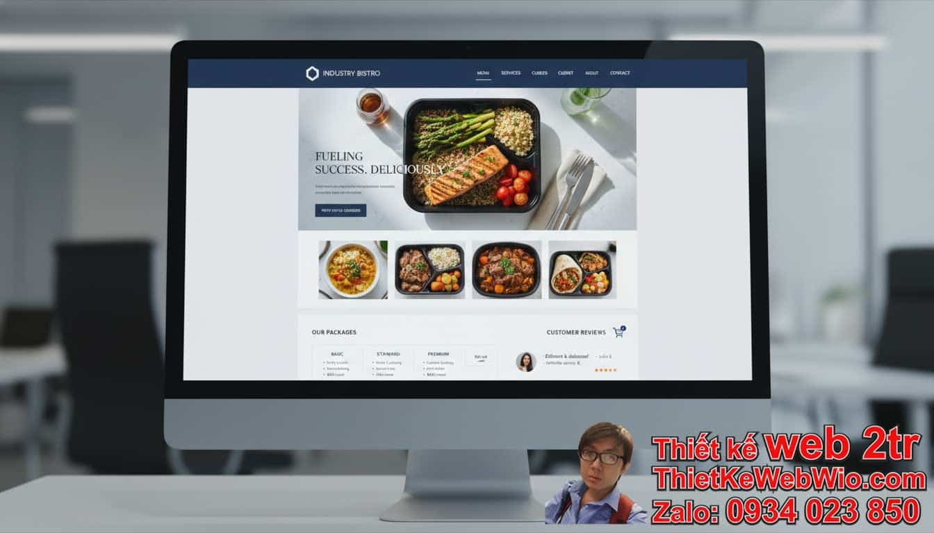 Tại Sao Doanh Nghiệp Cần Thiết Kế Web Dịch Vụ Suất Ăn Công Nghiệp Giá Rẻ?
