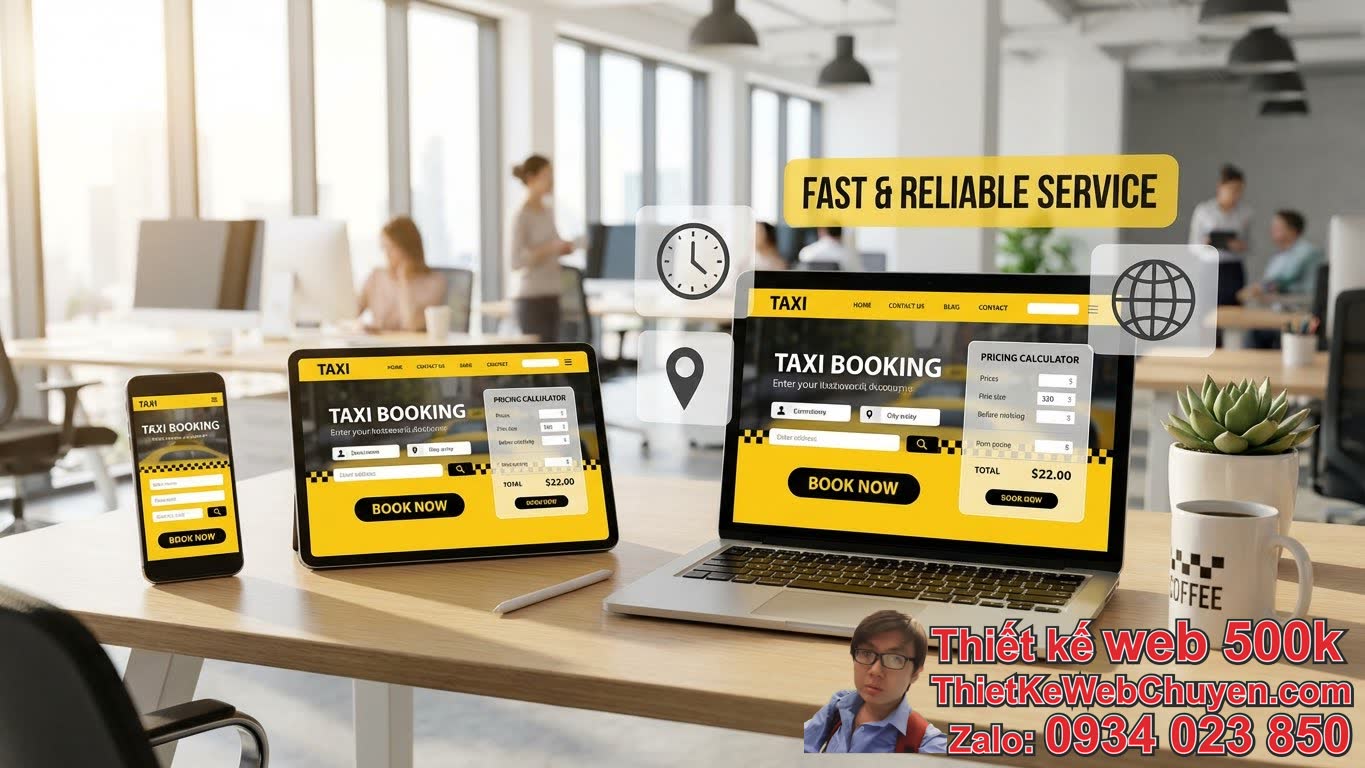 Tại sao doanh nghiệp cần thiết kế website đặt xe taxi? Tại sao doanh nghiệp cần thiết kế website đặt xe taxi?