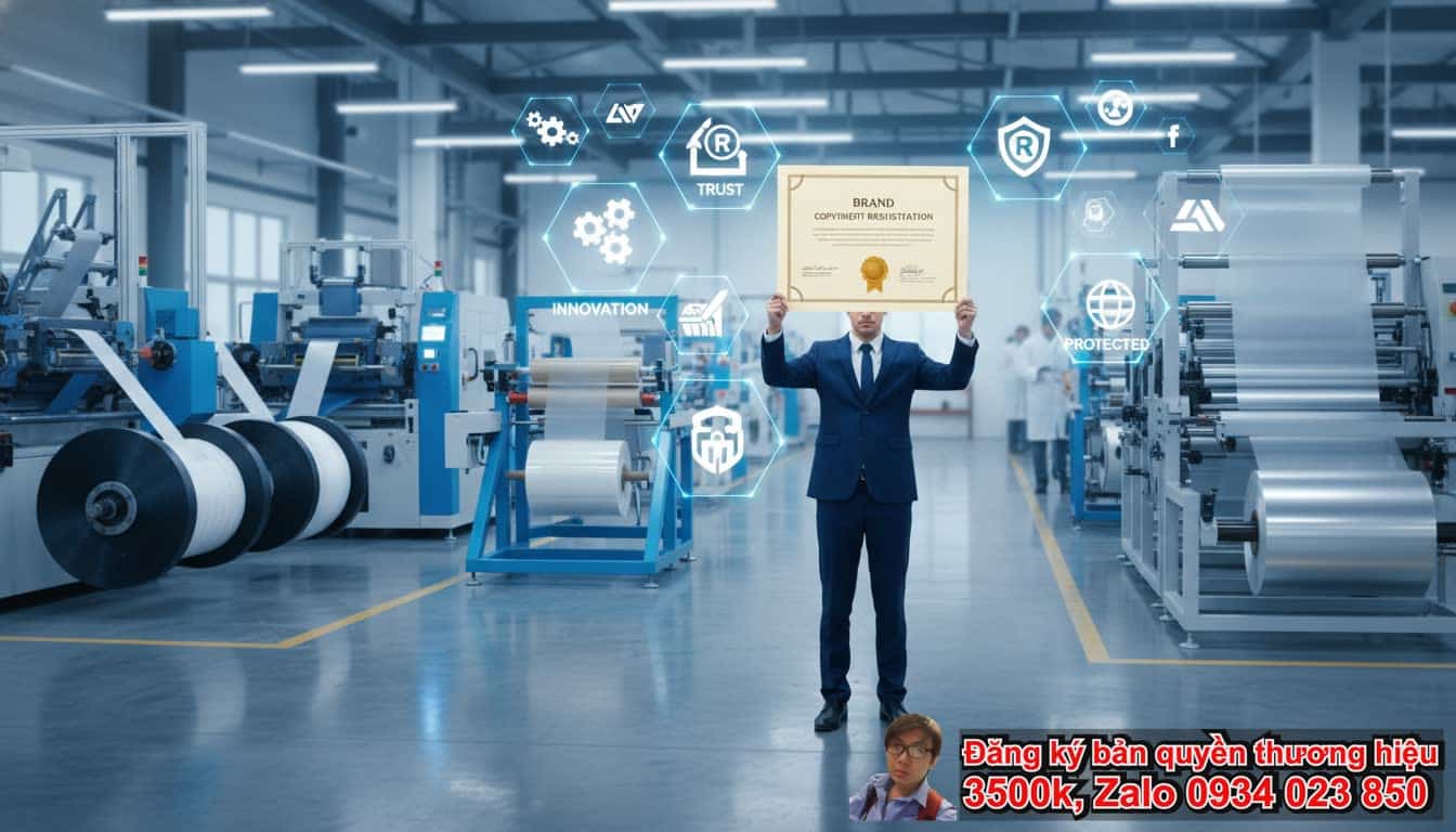 Tại sao doanh nghiệp sản xuất và kinh doanh đồ nhựa PVC, băng keo, Màng PE cần
dịch vụ đăng ký bản quyền thương hiệu?