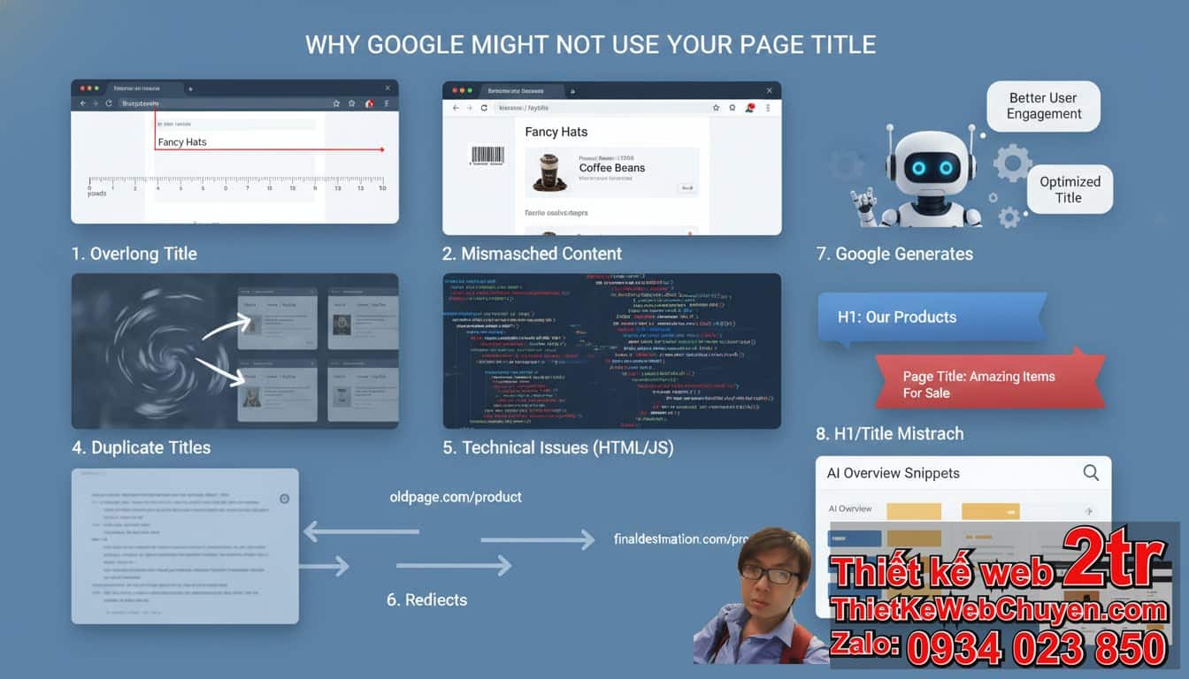 Tại Sao Google Không Hiển Thị Title Như Mình Đặt? Khám Phá Lý Do Đằng Sau
