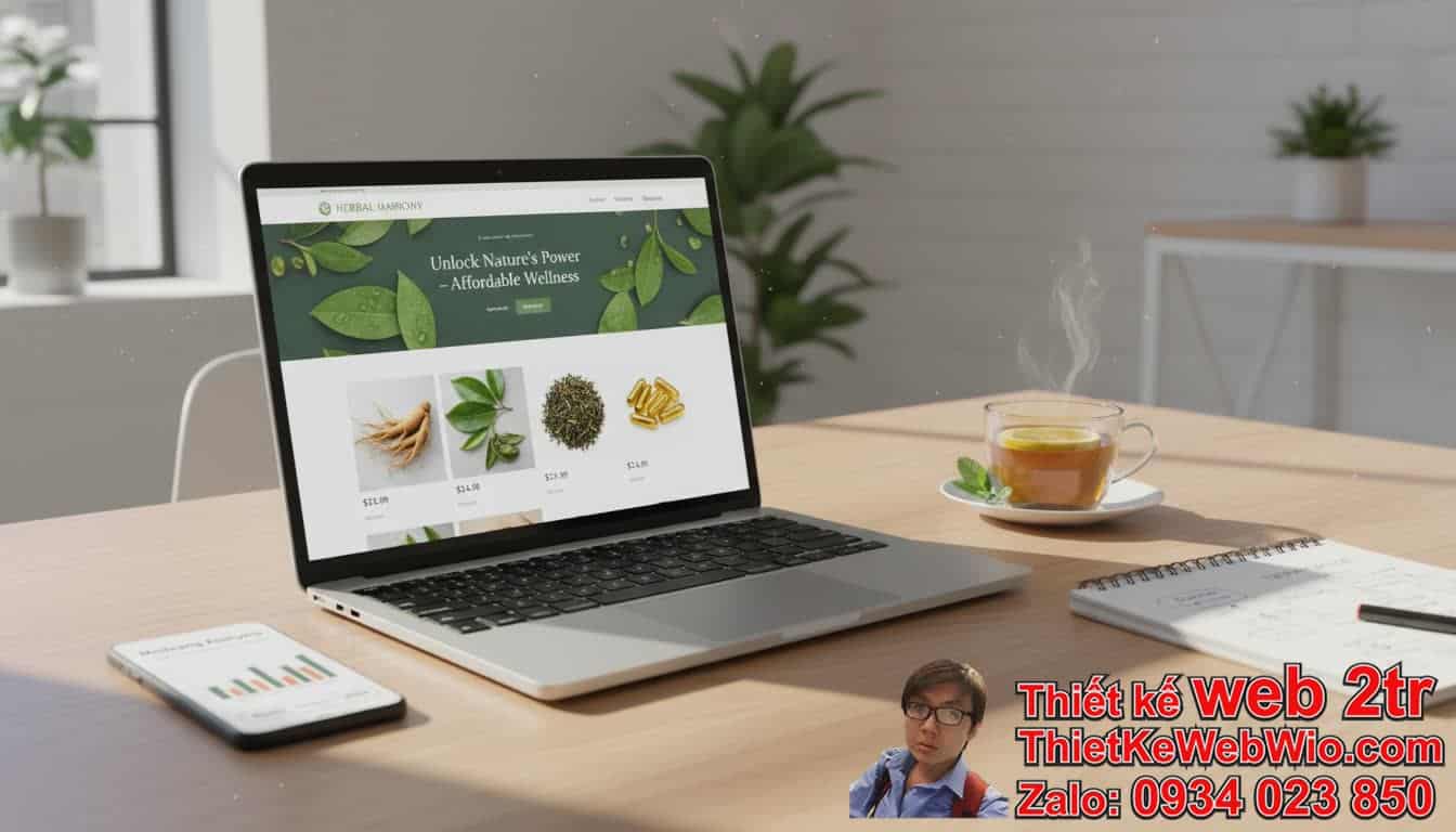 Tại Sao Lại Cần Thiết Kế Web Bán Thảo Dược Giá Rẻ?