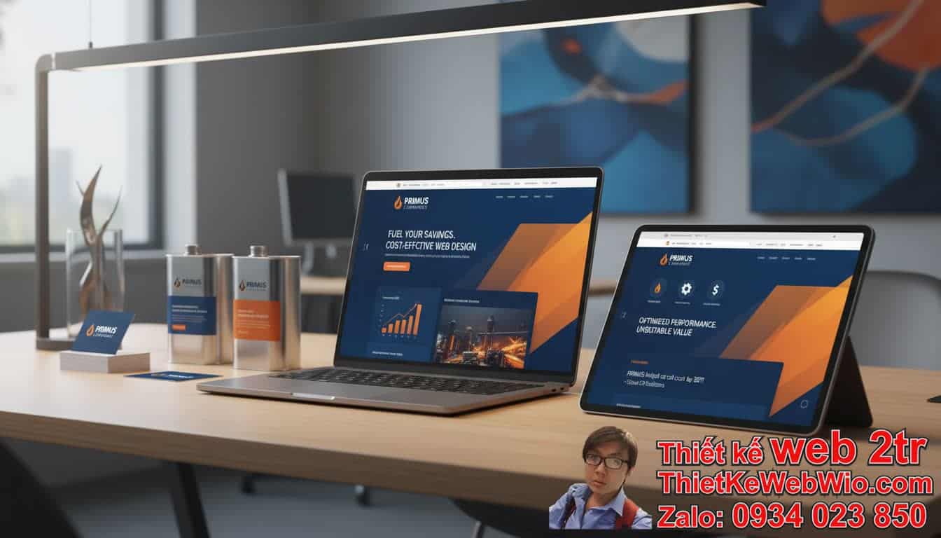 Tại Sao Lại Cần Thiết Kế Web Công Ty Dầu Nhớt Giá Rẻ Trong Thời Đại Số?