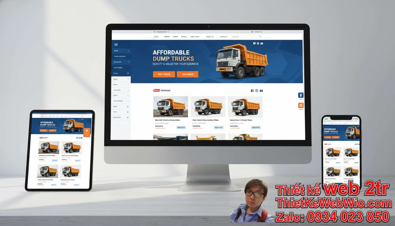 Tại Sao Nên Chọn Thiết Kế Web Bán Xe Ben Giá Rẻ? Tại Sao Nên Chọn Thiết Kế Web Bán Xe Ben Giá Rẻ?