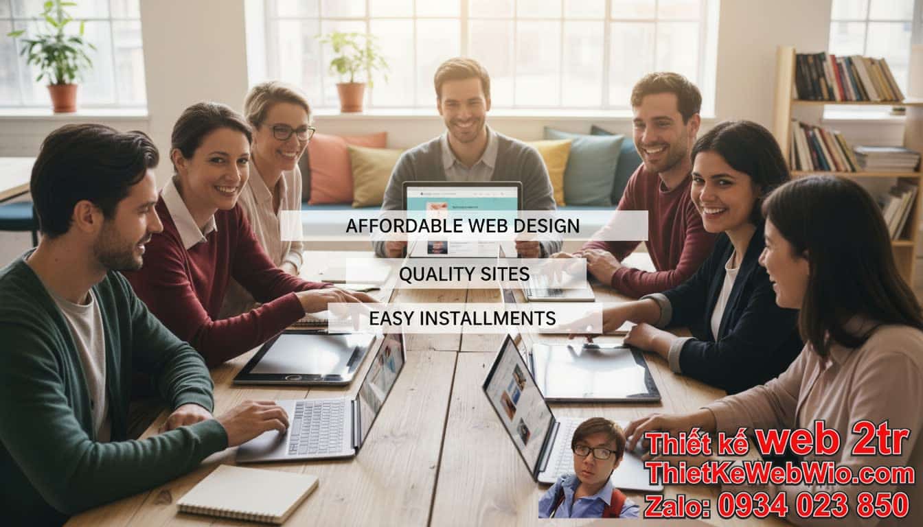 Tại sao nên chọn thiết kế web giá rẻ trả góp?