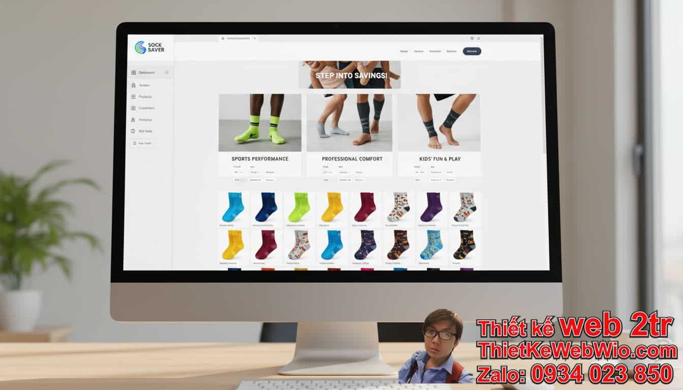 Tại Sao Nên Thiết Kế Web Bán Vớ Tất Giá Rẻ?