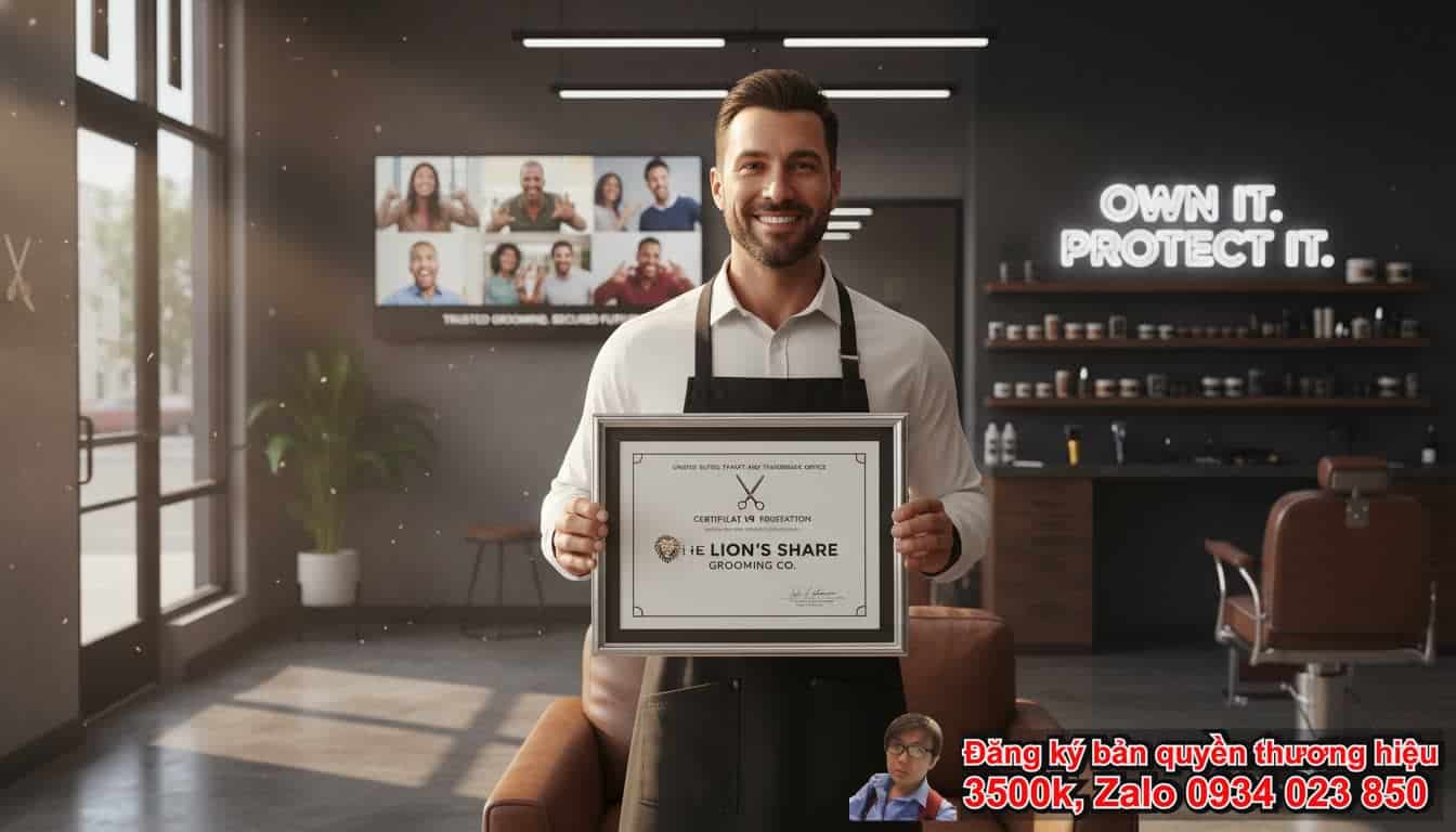 Tại sao sử dụng dịch vụ đăng ký bản quyền nhãn hiệu cắt tóc barber shop lại quan
trọng?