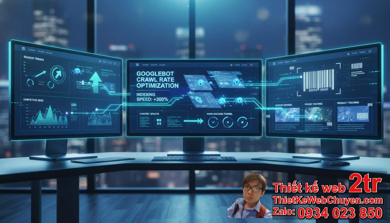 Tại sao tăng crawl rate Googlebot lại quan trọng cho Website bạn?