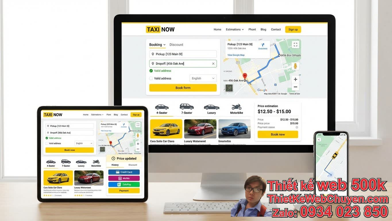 Tại sao thiết kế trang “Đặt xe” cho website taxi lại quan trọng đối với thành
công của doanh nghiệp? Tại sao thiết kế trang “Đặt xe” cho website taxi lại quan trọng đối với thành
công của doanh nghiệp?