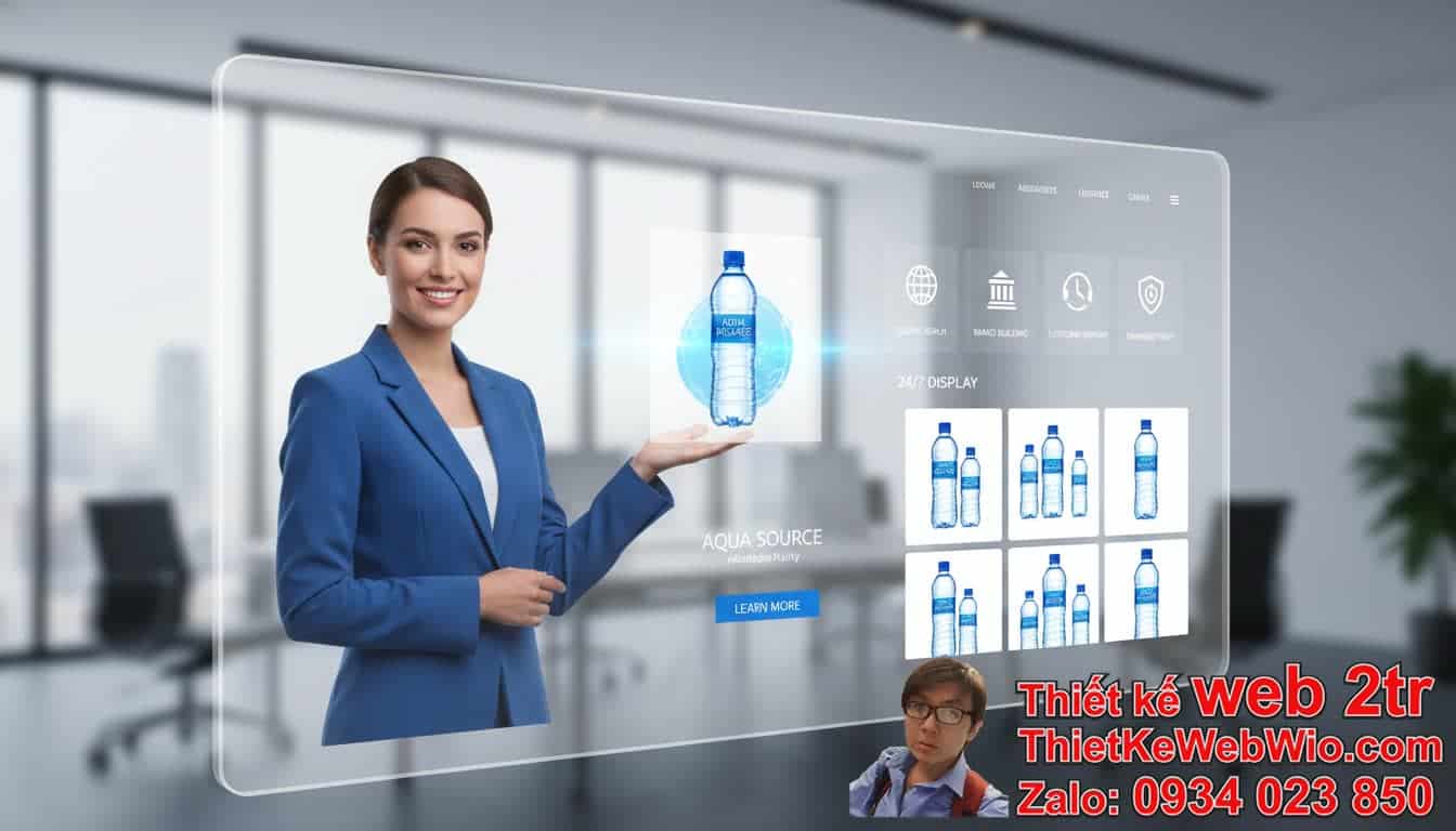 Tại sao thiết kế web công ty nước khoáng đóng chai giá rẻ lại quan trọng?