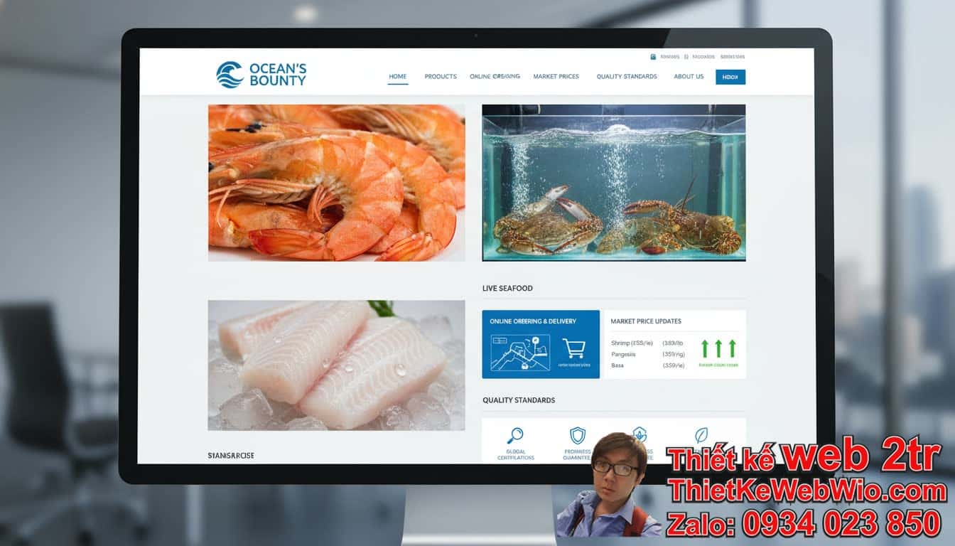 Tại Sao Thiết Kế Web Công Ty Thủy Sản Giá Rẻ Lại Quan Trọng Cho Doanh Nghiệp Của
Bạn?