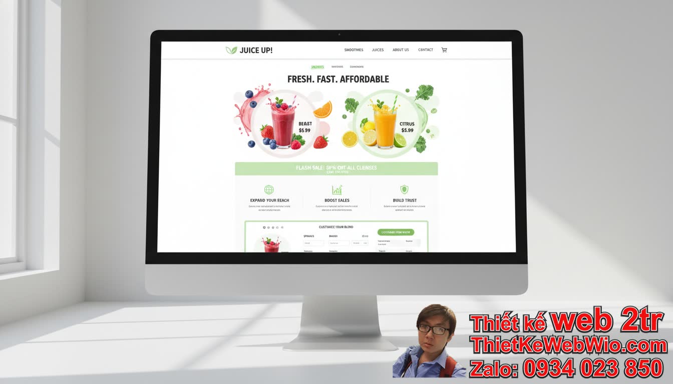 Tại sao thiết kế web cửa hàng nước ép sinh tố giá rẻ lại quan trọng cho doanh
nghiệp của bạn? Tại sao thiết kế web cửa hàng nước ép sinh tố giá rẻ lại quan trọng cho doanh
nghiệp của bạn?