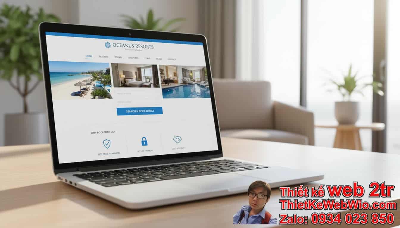 Tại Sao Thiết Kế Web Khách Sạn Nhà Nghỉ Resort Giá Rẻ Lại Quan Trọng Với Doanh
Nghiệp Của Bạn?