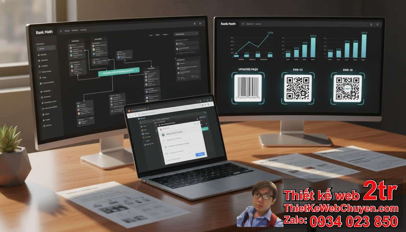 Tại sao việc Rank Math submit sitemap GSC lại quan trọng với website đăng ký mã
vạch sản phẩm?