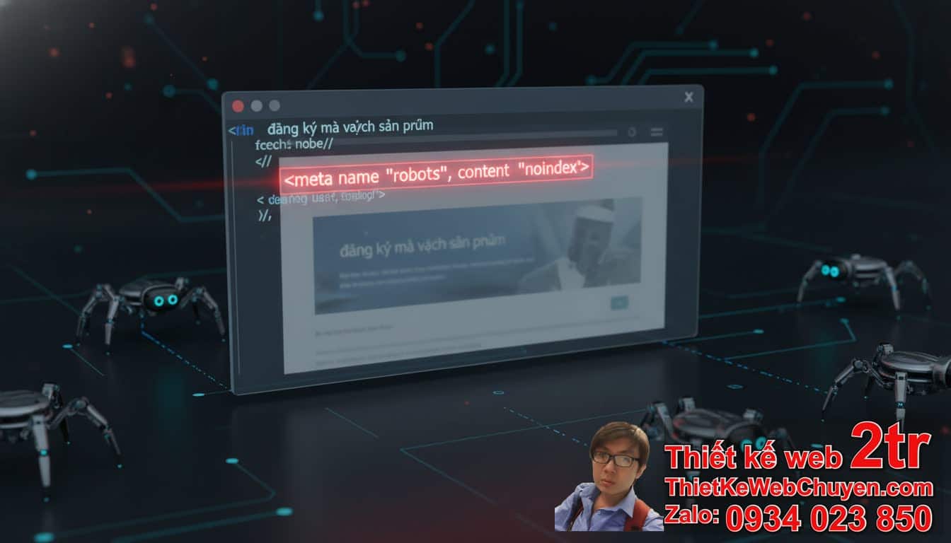 Thẻ Meta Noindex Làm Web Không Index: Thực tế diễn ra như thế nào?
