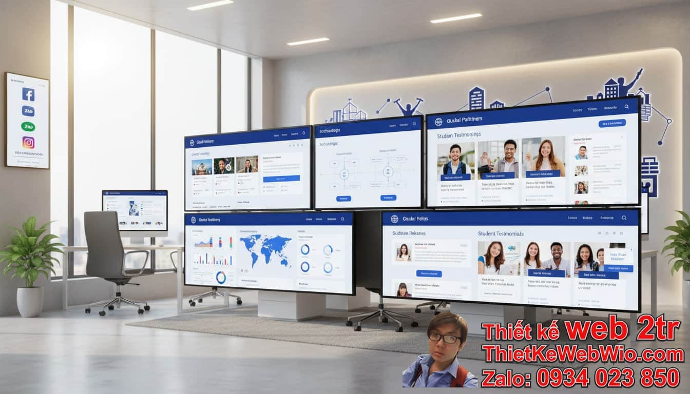 Thế Nào Là Thiết Kế Web Tư Vấn Du Học Giá Rẻ Hiệu Quả?