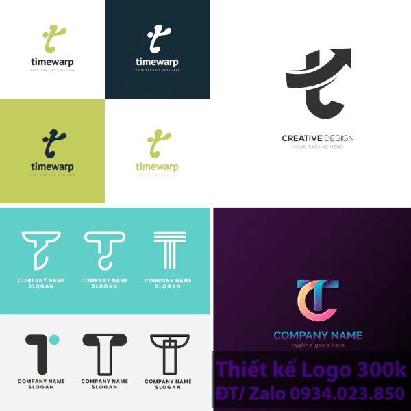 Thiết kế logo chữ T cách điệu - WIO