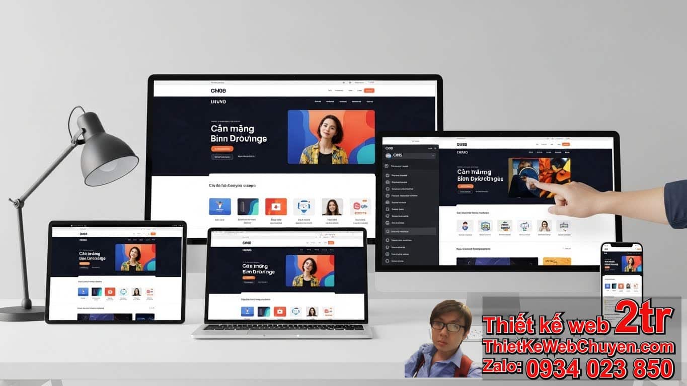 Thiết kế web 50 triệu gồm những gì: Từ Giao diện Tùy chỉnh đến Trải nghiệm Người
dùng Đỉnh cao?