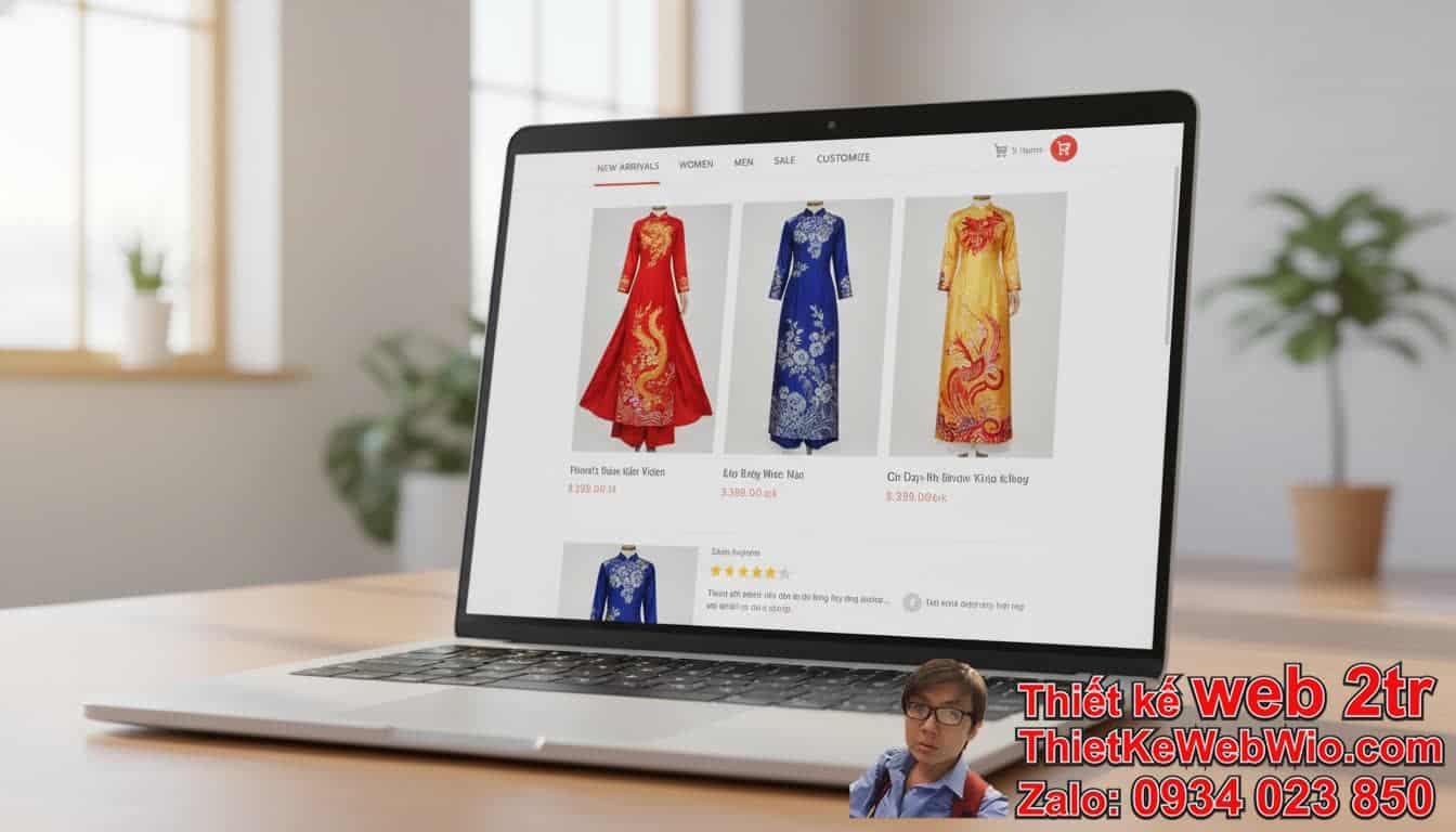 Thiết kế web bán Áo dài giá rẻ có thực sự hiệu quả không?