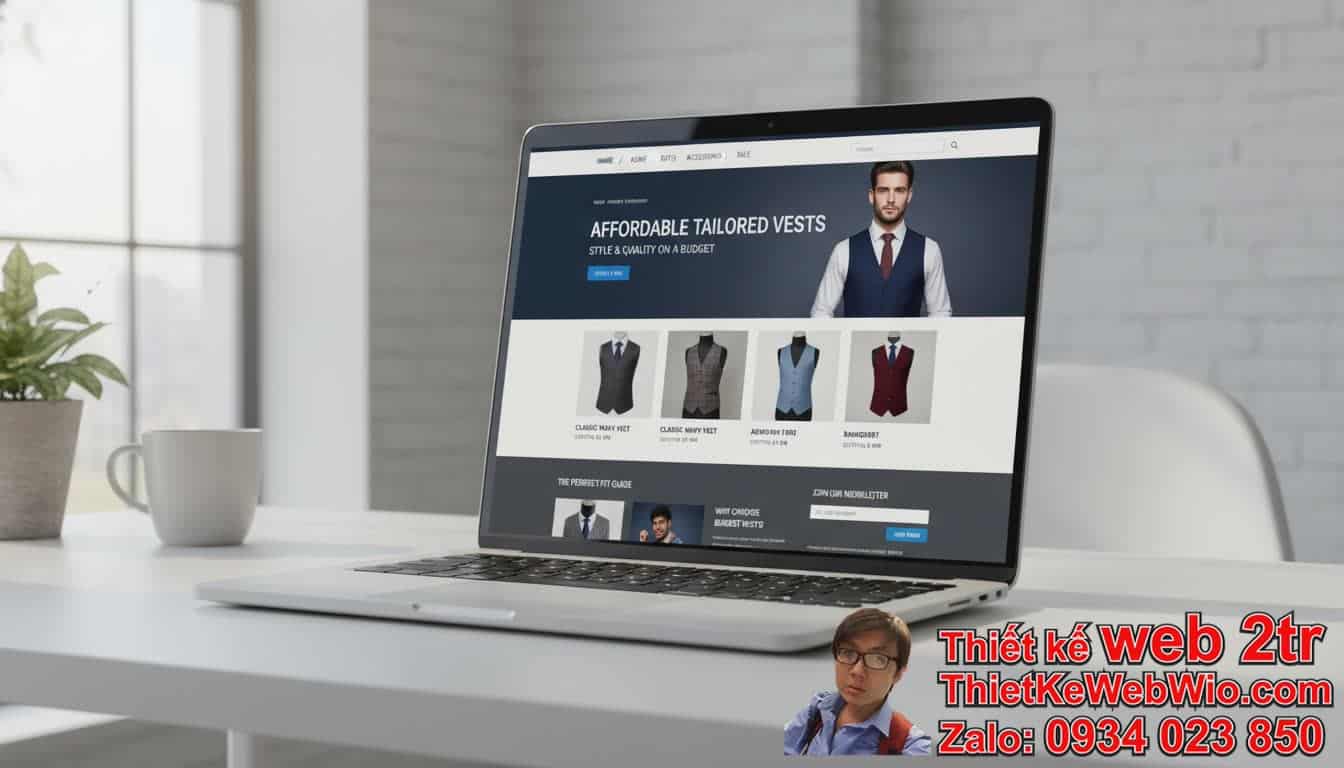 Thiết Kế Web Bán Áo Vest Giá Rẻ Có Thực Sự Hiệu Quả?