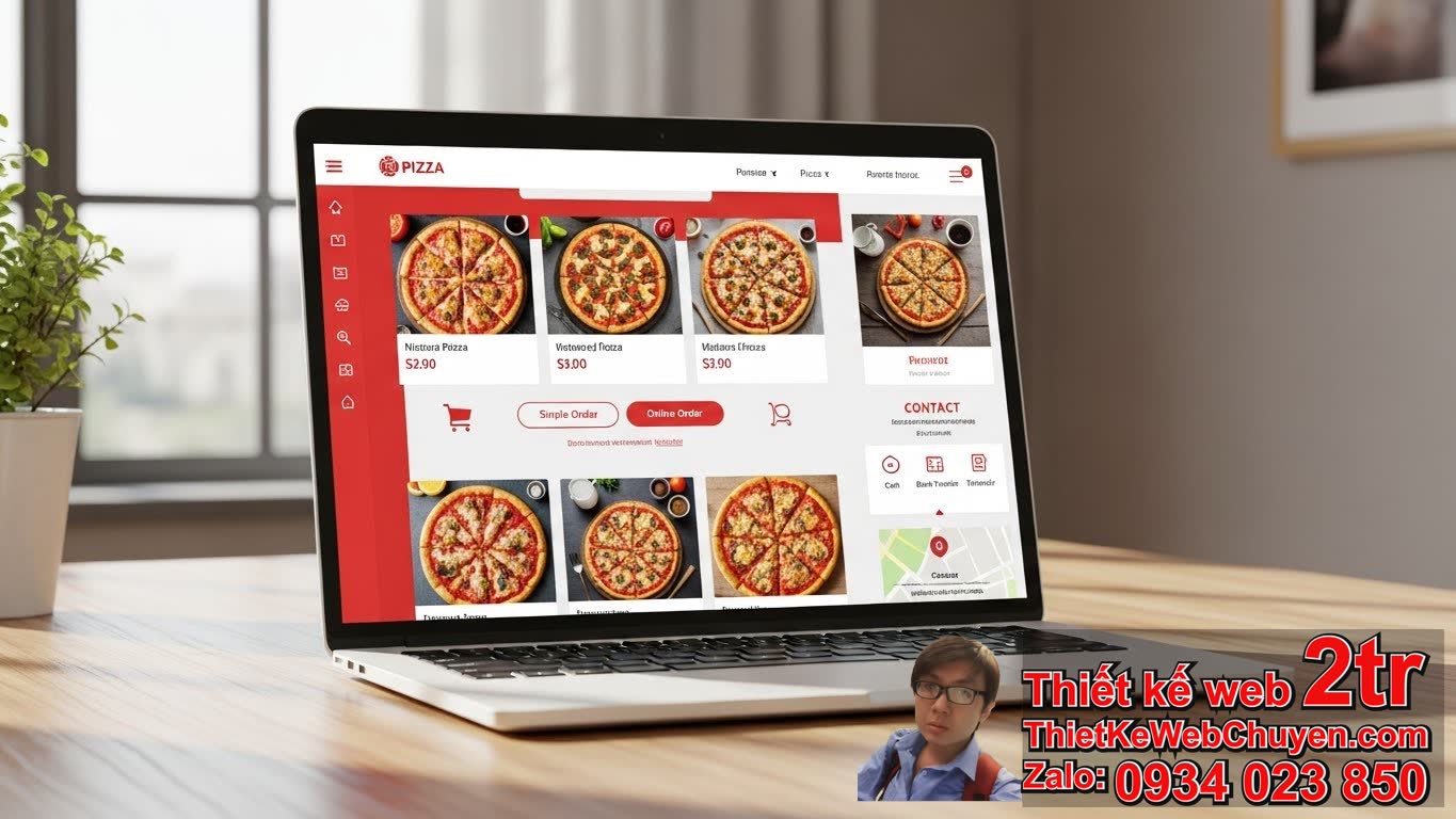 Thiết Kế Web Bán Bánh Pizza Bao Nhiêu Tiền Cho Một Trang Web Cơ Bản?