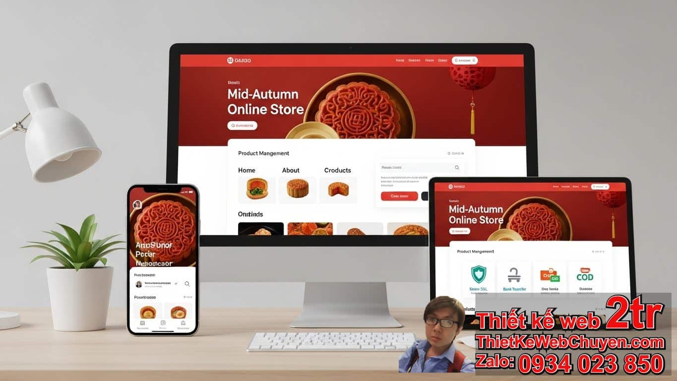 Thiết Kế Web Bán Bánh Trung Thu Bao Nhiêu Tiền Cho Các Gói Cơ Bản?