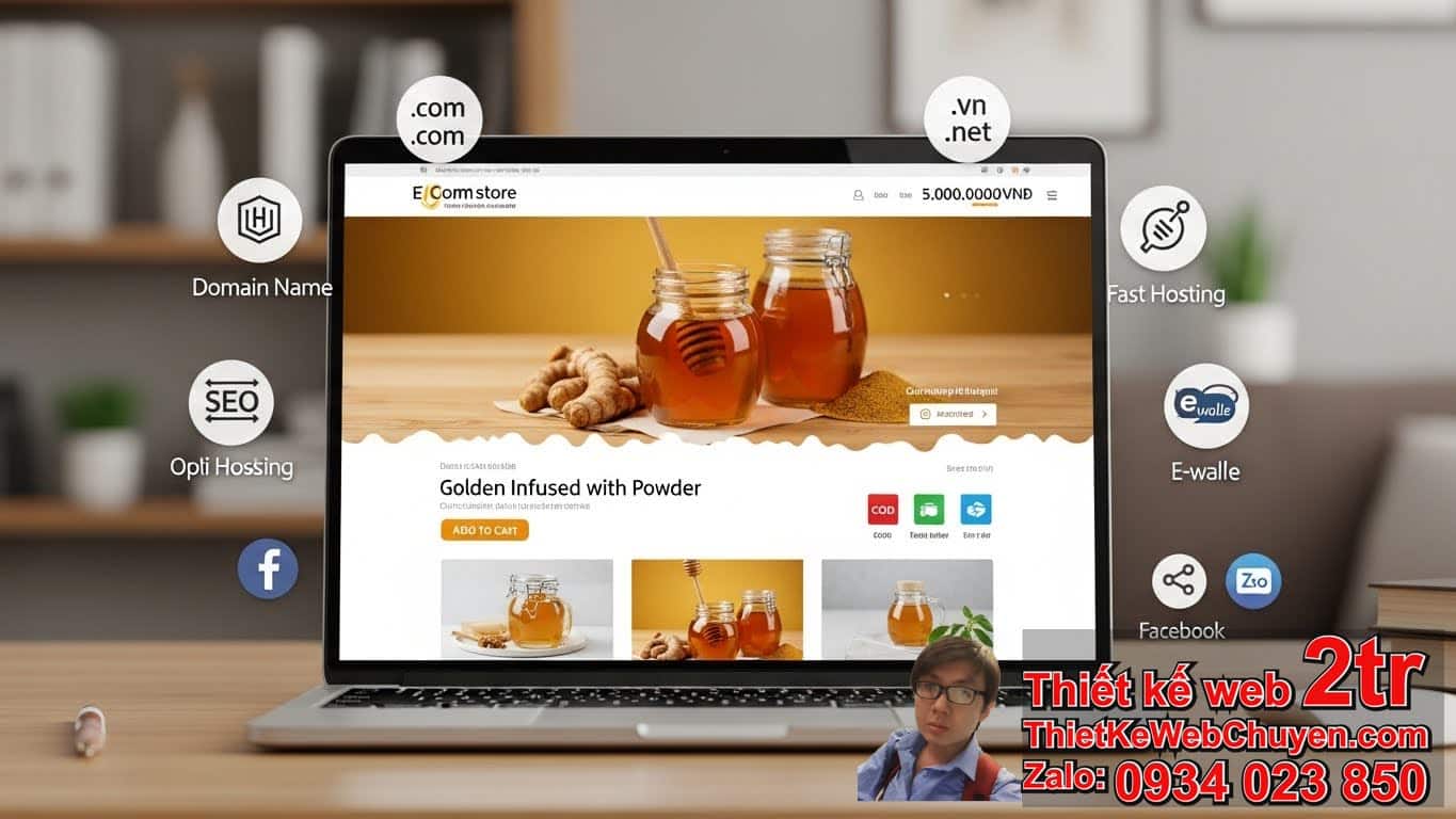 Thiết kế web bán Mật ong tinh bột nghệ bao nhiêu tiền? – Mức giá cơ bản nhất
liệu có đáp ứng đủ nhu cầu?