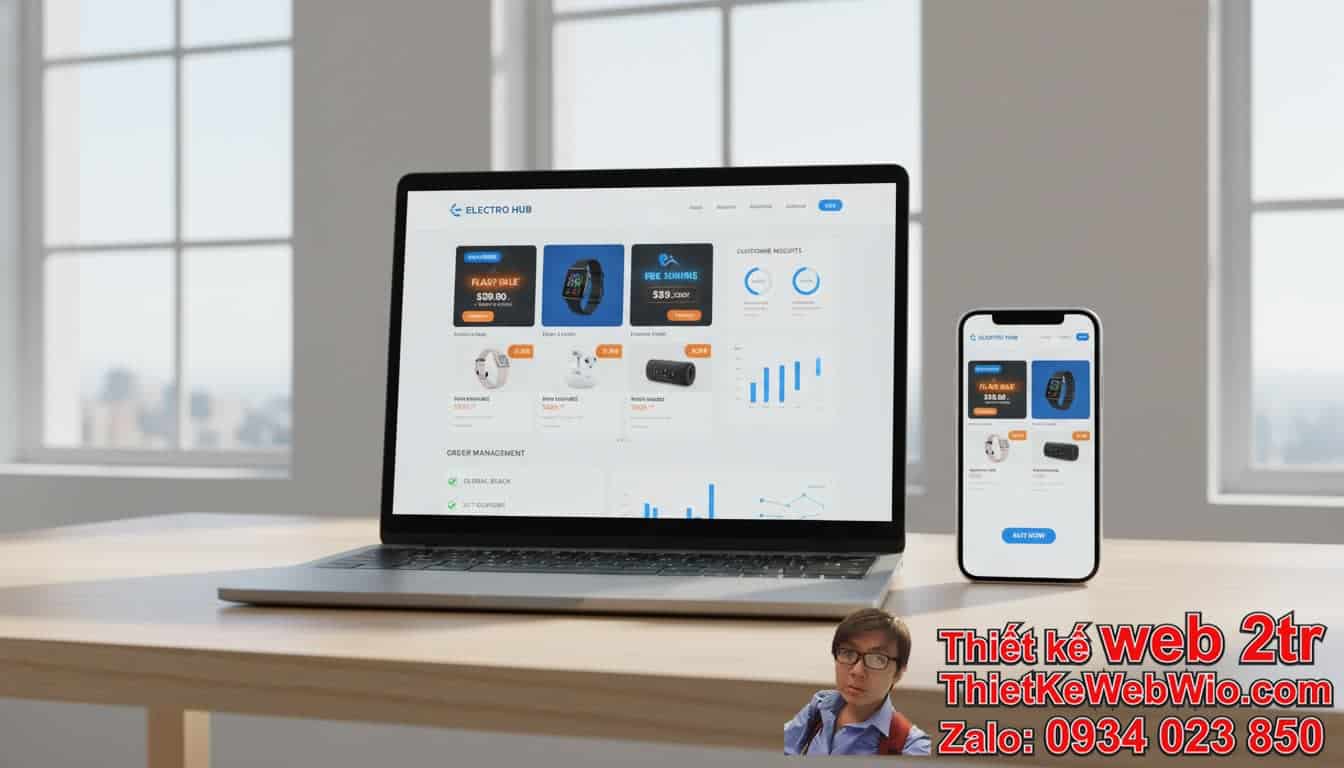 Thiết kế web bán đồ điện tử giá rẻ: Tại sao lại quan trọng và lợi ích mang lại?
