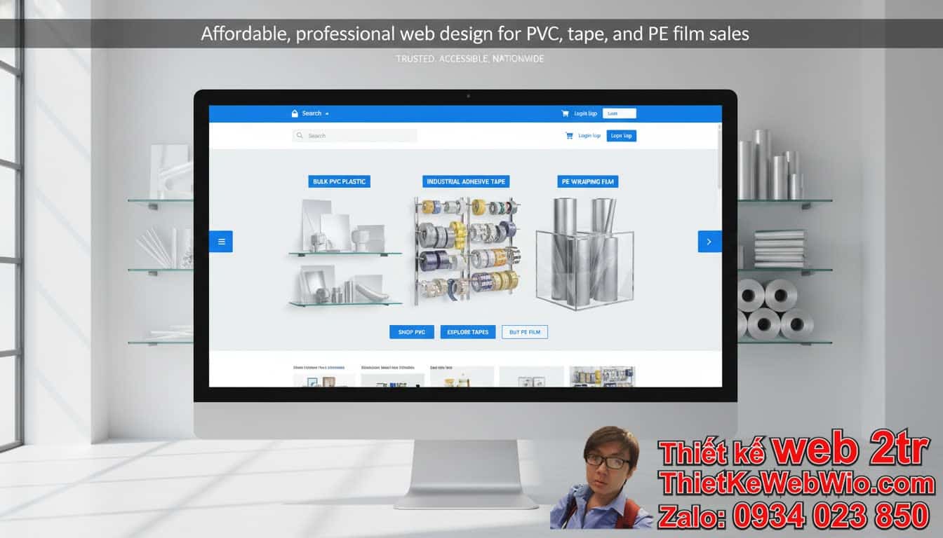 Thiết kế web bán đồ nhựa PVC Băng keo Màng PE giá rẻ: Tại sao lại quan trọng đối
với doanh nghiệp của bạn? Thiết kế web bán đồ nhựa PVC Băng keo Màng PE giá rẻ: Tại sao lại quan trọng đối
với doanh nghiệp của bạn?