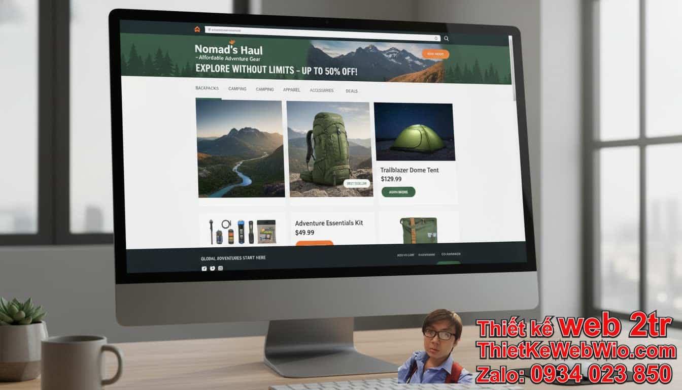 Thiết Kế Web Bán Đồ Phượt Du Lịch Giá Rẻ: Tại Sao Lại Cần Thiết Cho Doanh Nghiệp
Của Bạn?