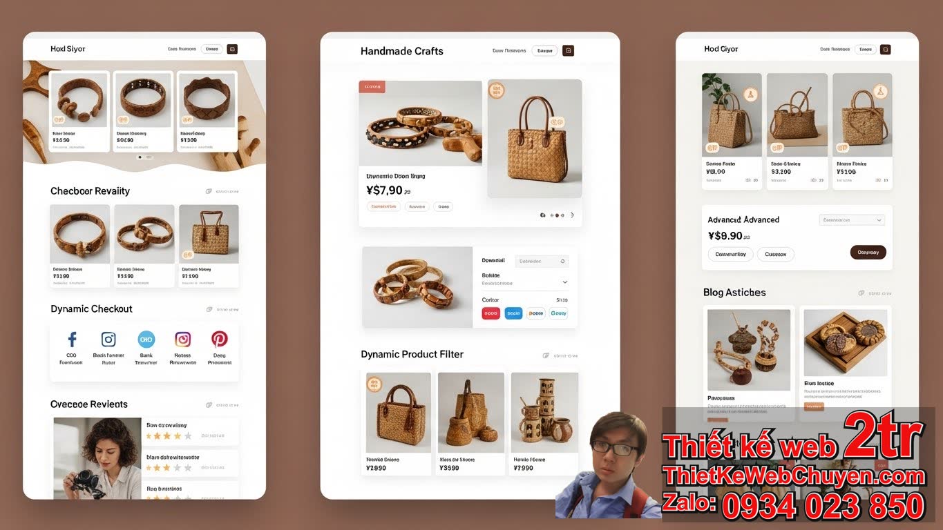 Thiết kế web bán đồ thủ công handmade bao nhiêu tiền? – Giải đáp chi tiết từ A-Z