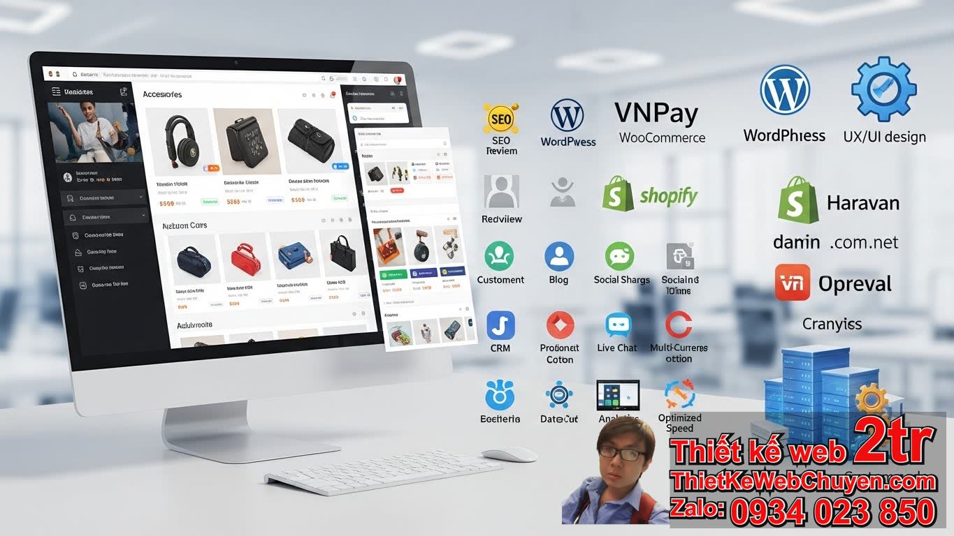 Thiết kế web bán phụ kiện bao nhiêu tiền? Các yếu tố nào ảnh hưởng đến giá?