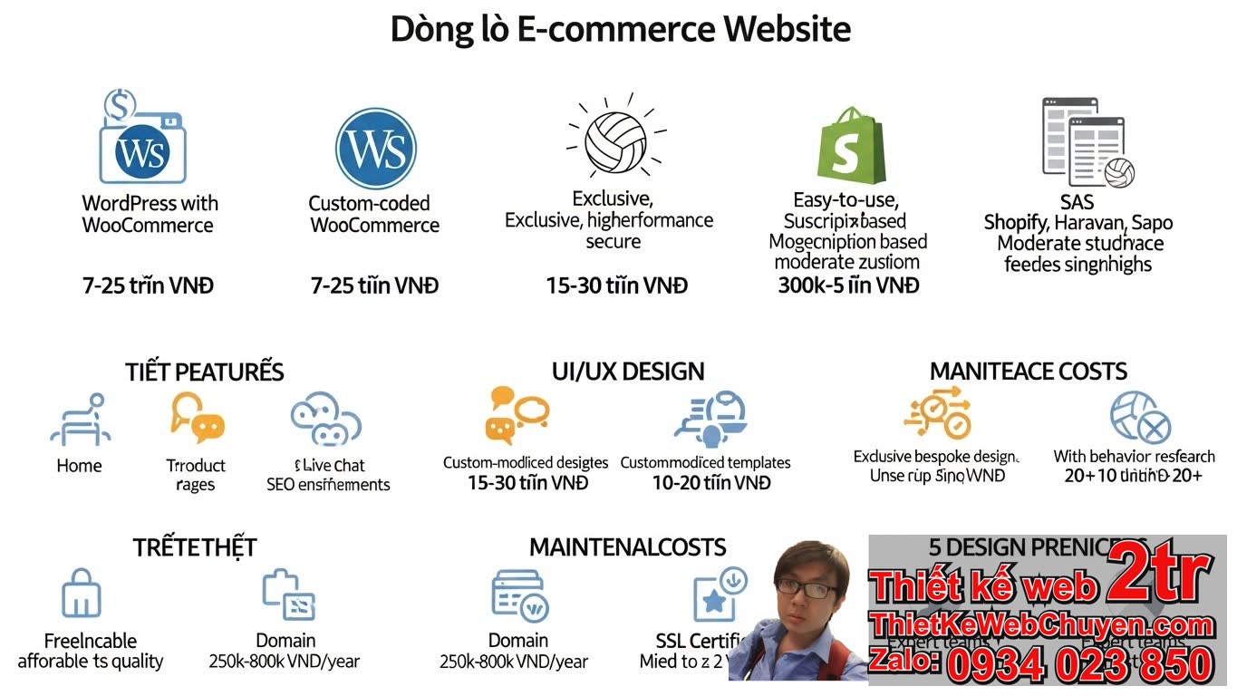 Thiết kế web bán phụ kiện bóng chuyền bao nhiêu tiền: Các yếu tố nào ảnh hưởng
đến chi phí?