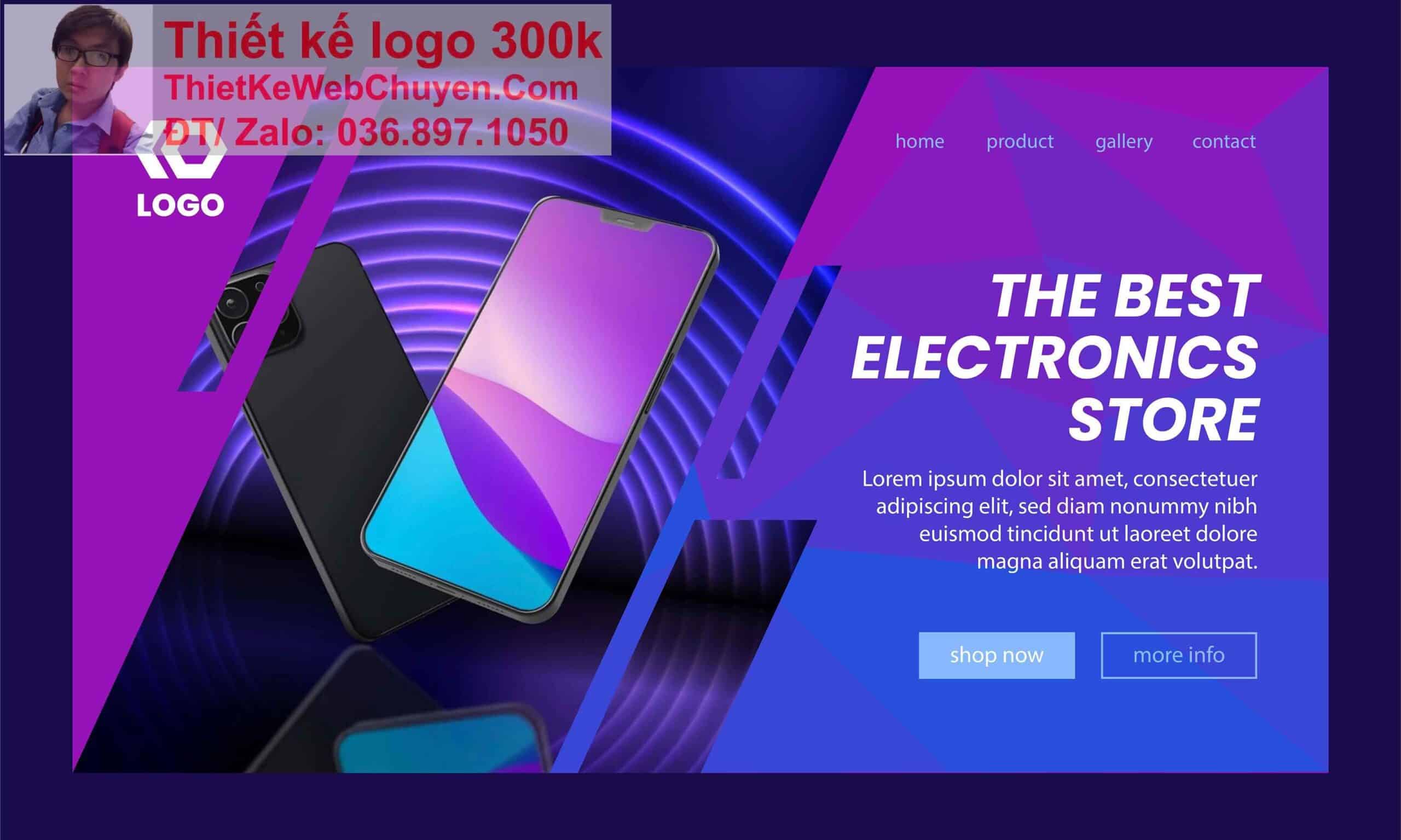 Thiết kế web bán phụ kiện điện thoại chuyên nghiệp